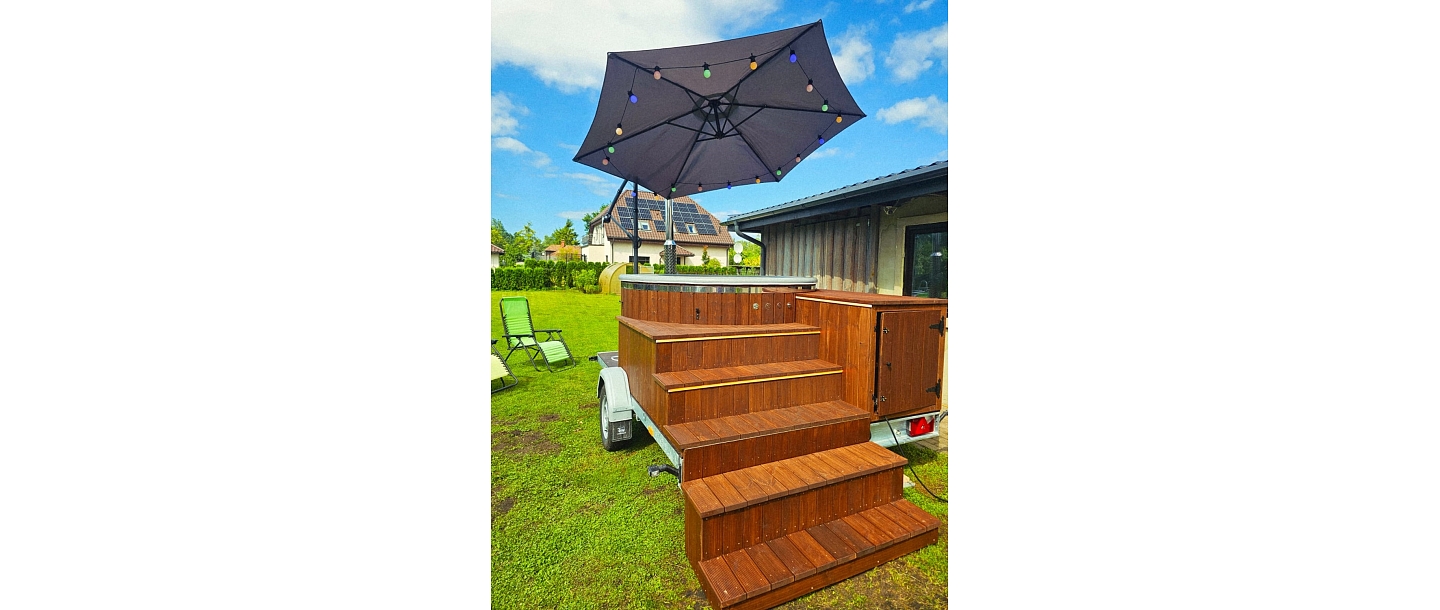 Hot tub on trailer Nature SPA