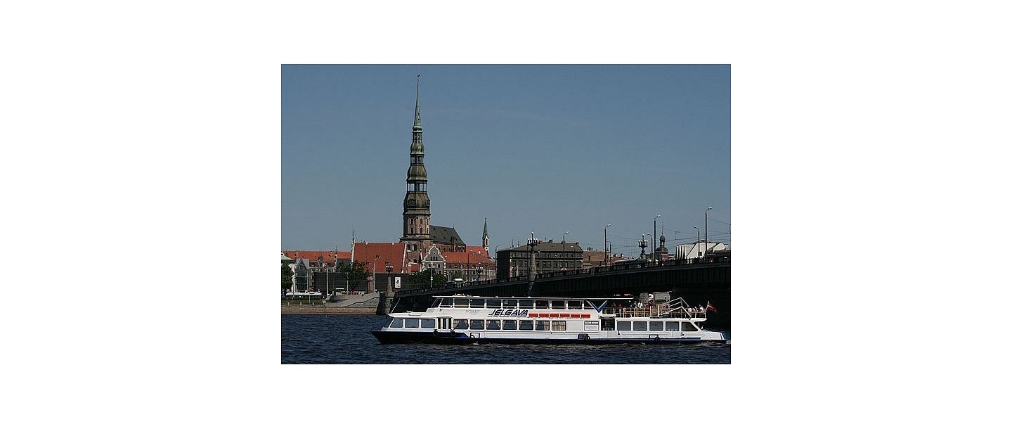 Daugava Riga Sea river sea cruise ship Jelgava
