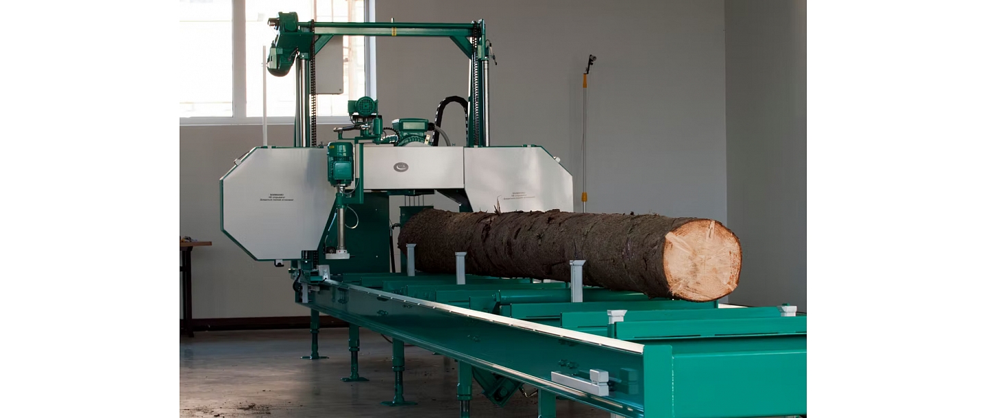 Mobile sawmill with modern technology
