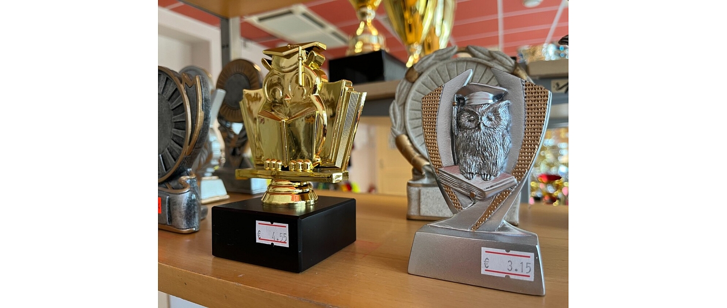 Trophies for winners