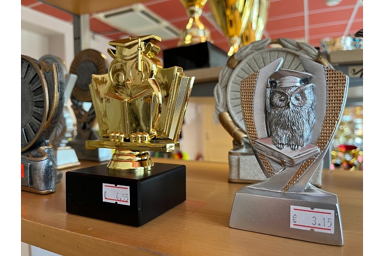 Trophies for winners