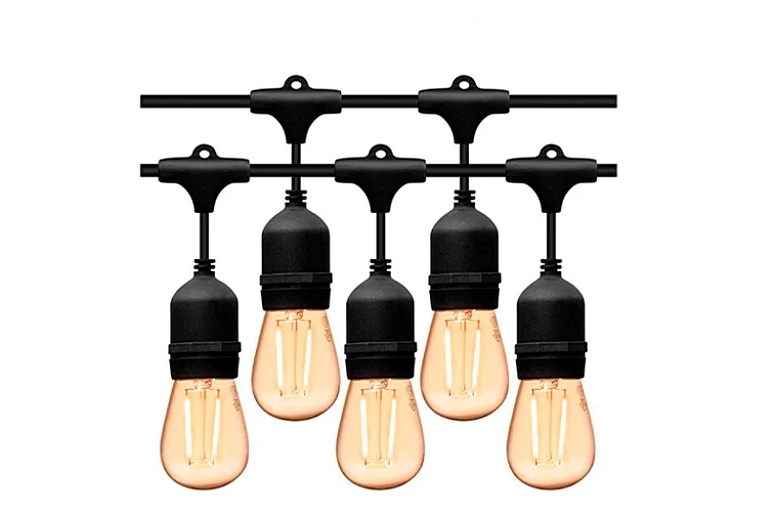 LED strings for the garden