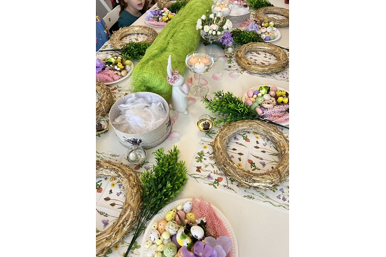 Easter wreath master class