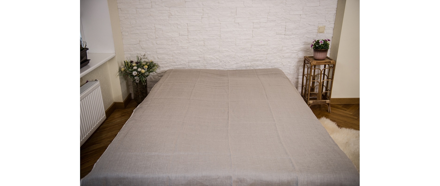 Linen sheet with elastic 160x200
