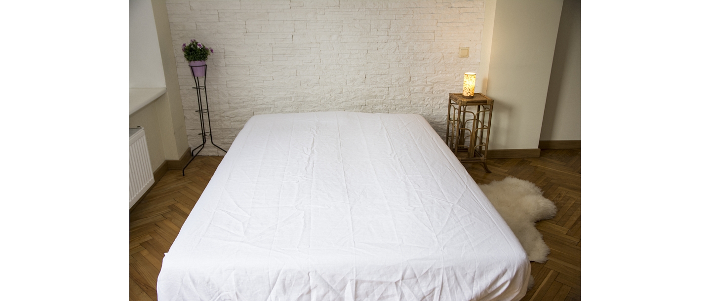 Linen sheet with elastic 160x200