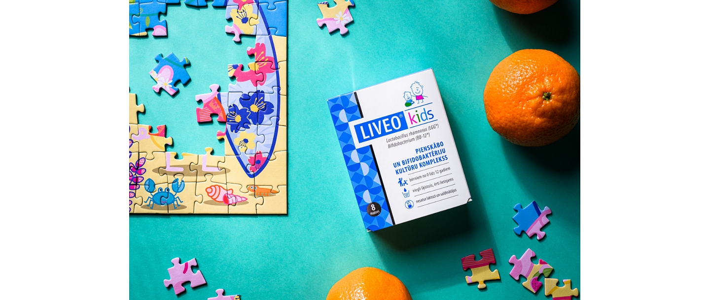 liveo kids pienskābās un bifidobaktērijas pulverīšos