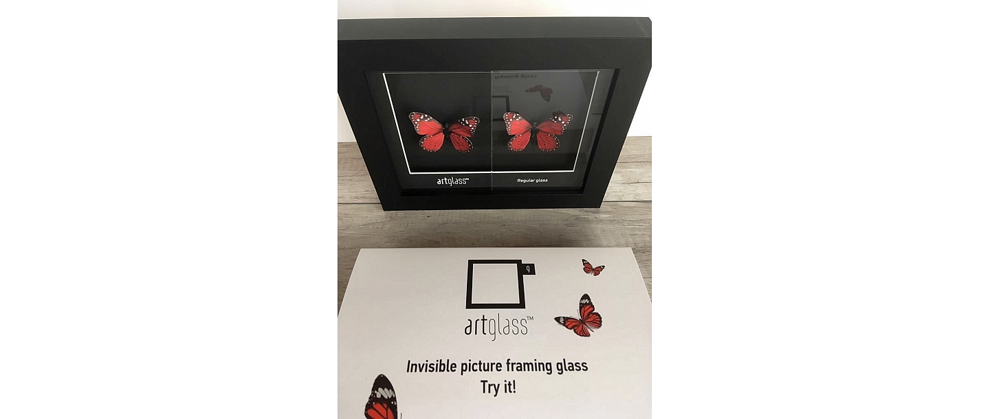 Ierāmēsana, artglass, shadow box