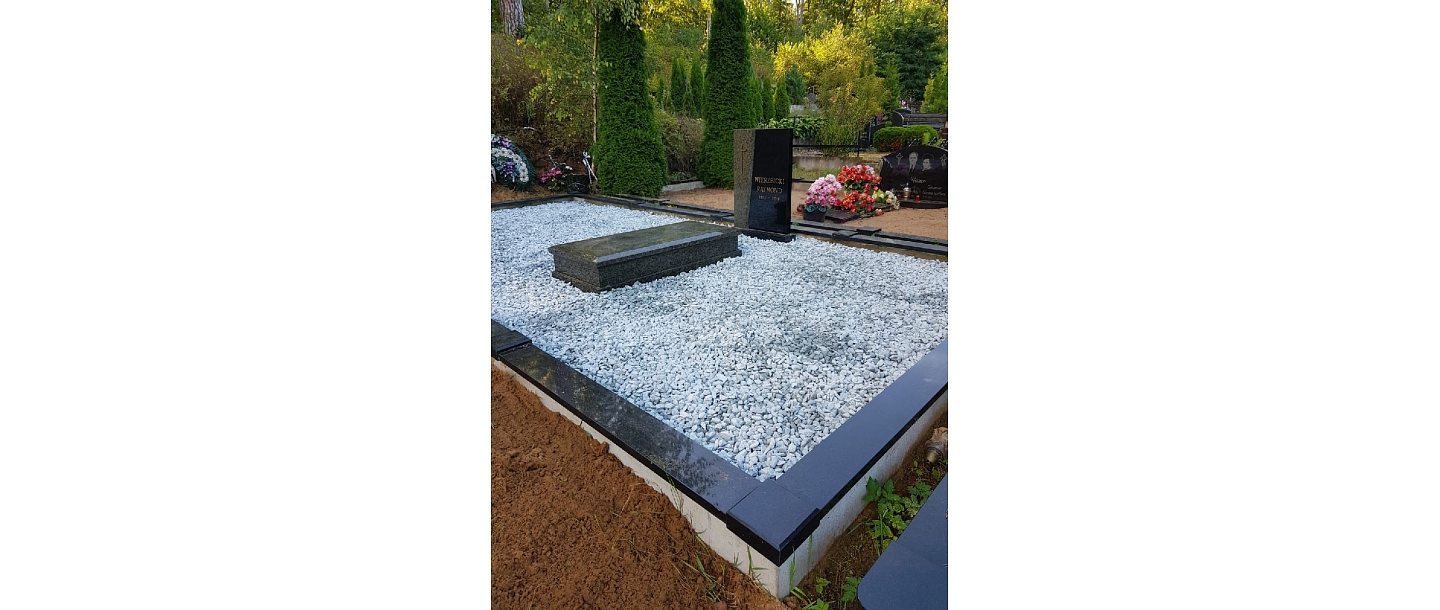 Stone processing, grave improvement