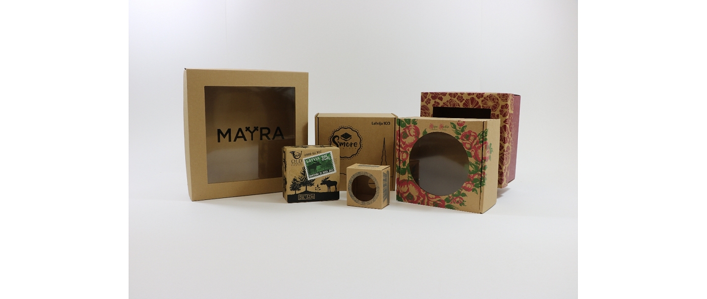 Gift boxes with print