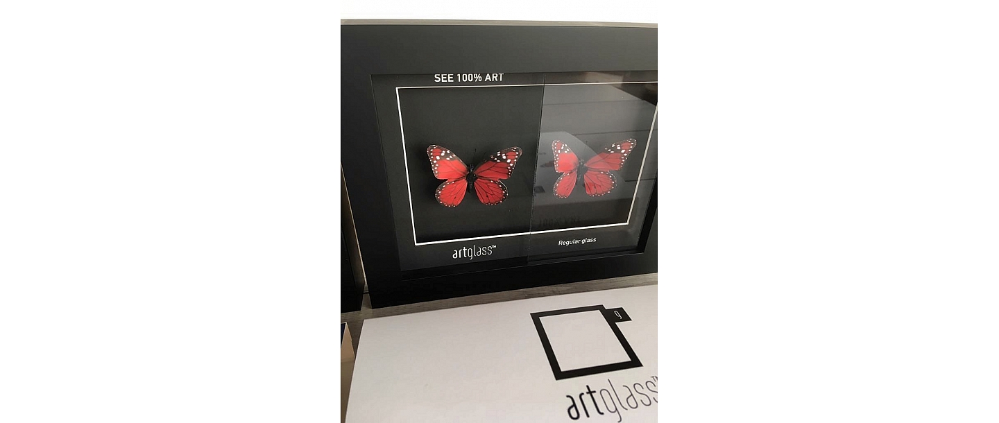 Ierāmēsana, artglass, shadow box