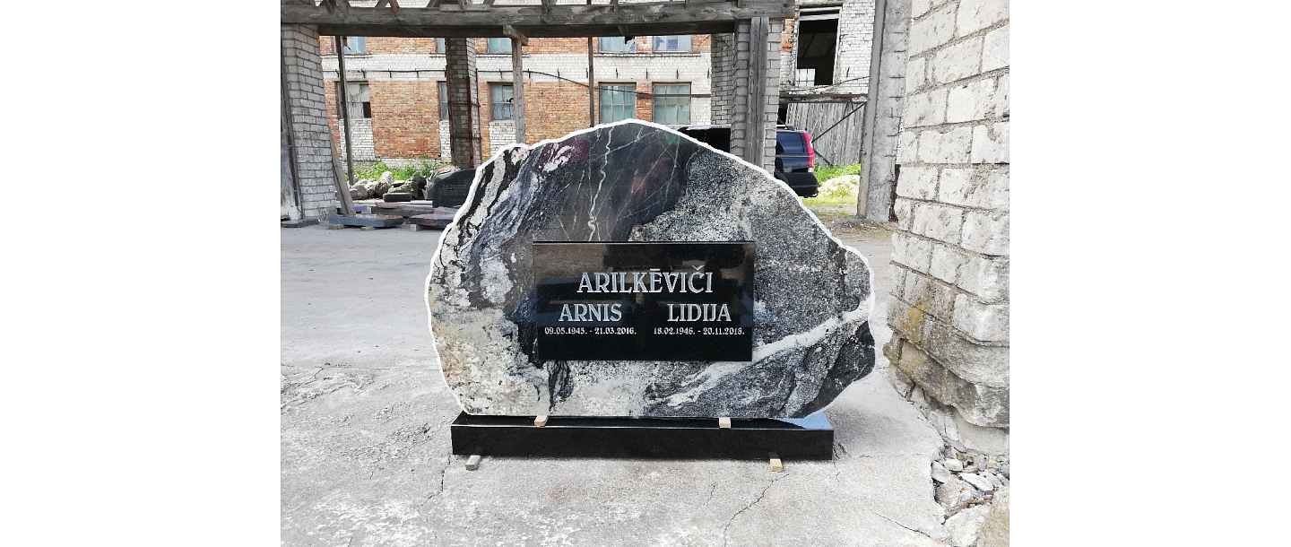AA workshop, stone processing, tombstones