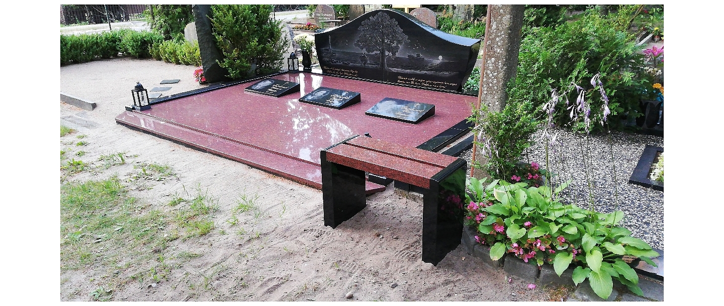 AA workshop, stone processing, tombstones