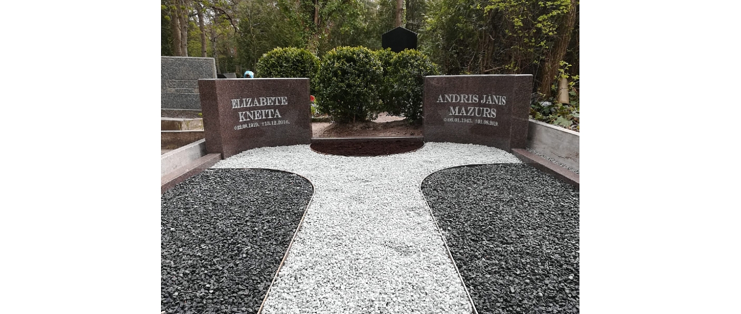 AA workshop, stone processing, tombstones