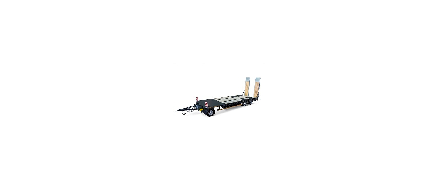 Kogel low floor trailer with swivel axle