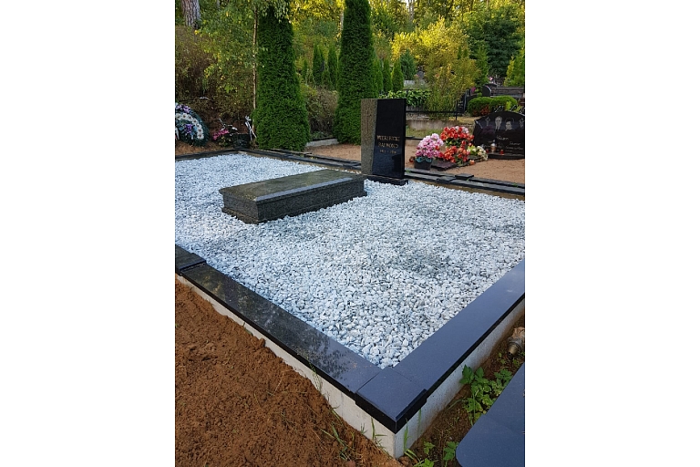 Stone processing, grave improvement