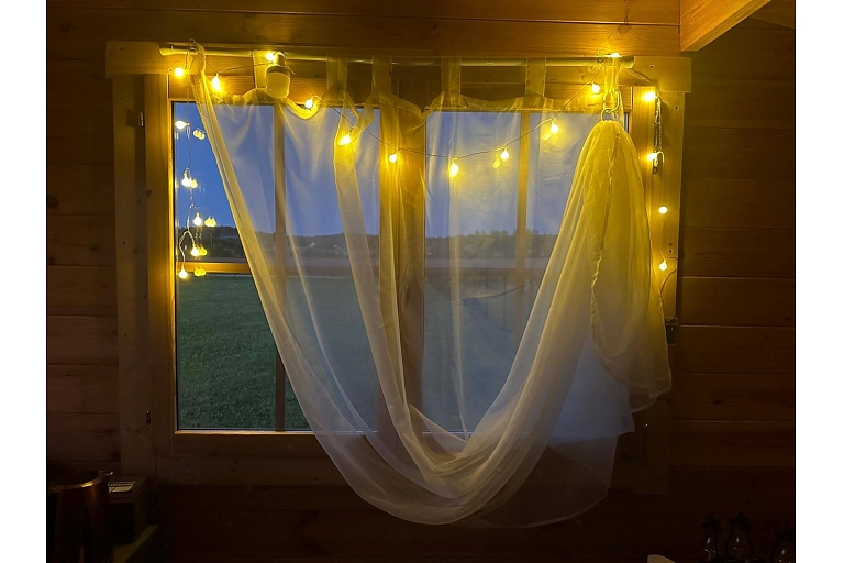 Cozy atmosphere with warm lighting