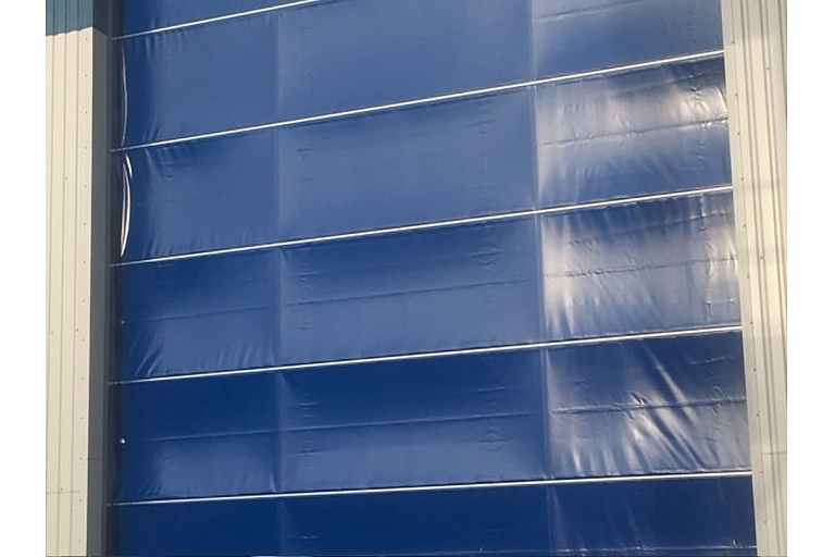 PVC tarpaulin gate