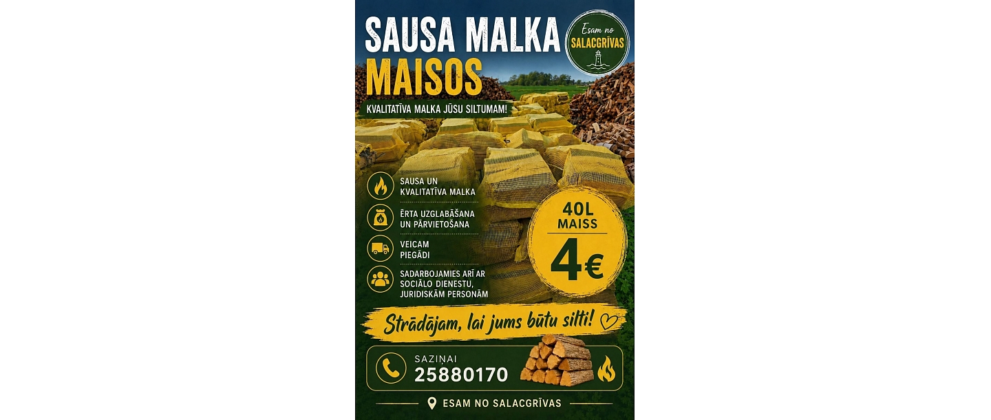 Sausa malka maisos
