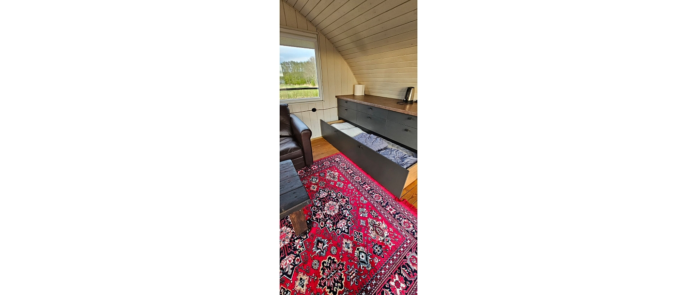 A corner of peace and relaxation on the farm territory