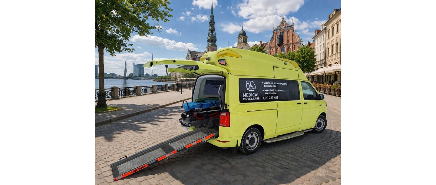 Medicīnas transporta auto Rīgā – pacientu pārvadāšana ar specializētu transportu
