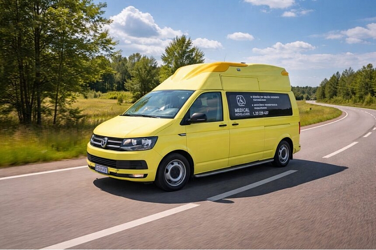 Medicīnas transporta auto ceļā – droša pacientu nogādāšana uz ārstniecības iestādi