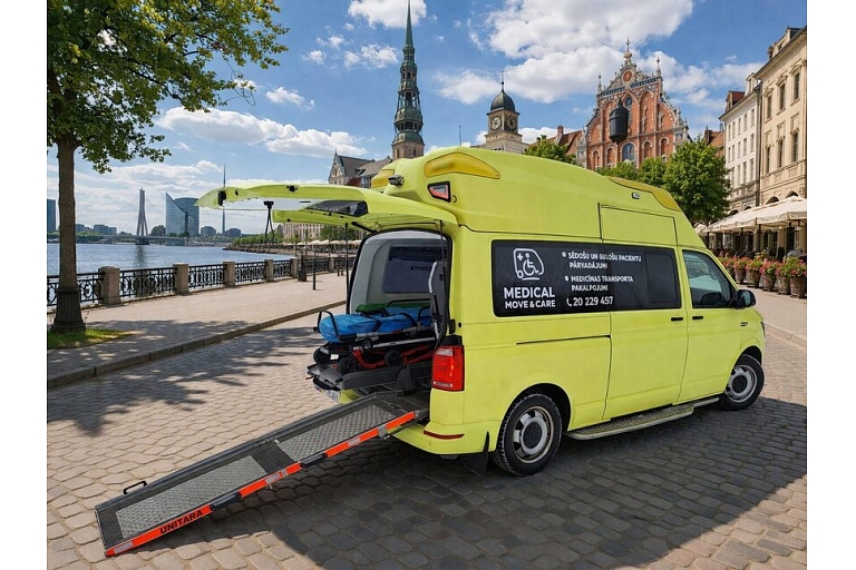 Medicīnas transporta auto Rīgā – pacientu pārvadāšana ar specializētu transportu