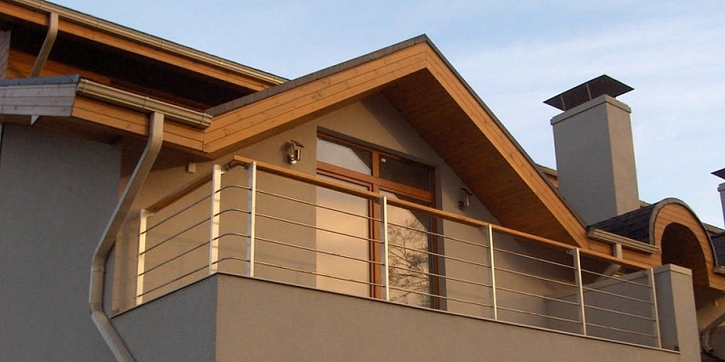 Metal railings