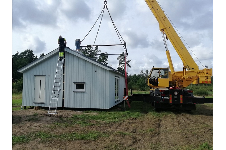 Installation of modular homes