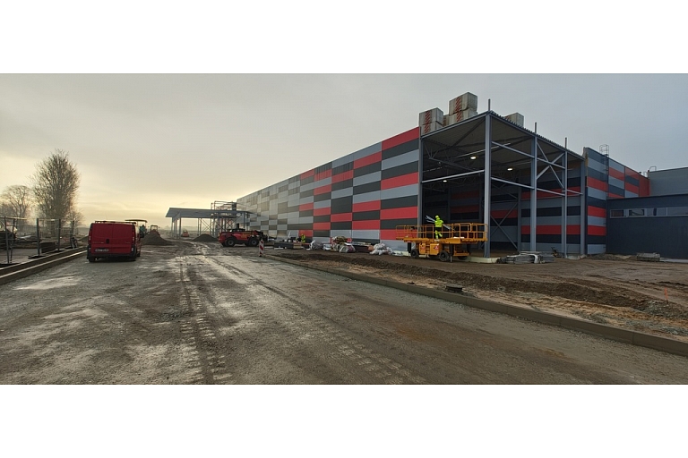 Burger King Imanta, construction