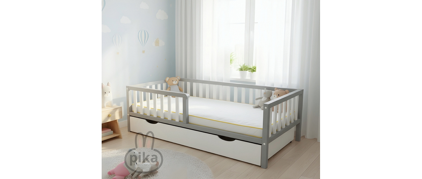Pika children&amp;#39;s bed with drawer
