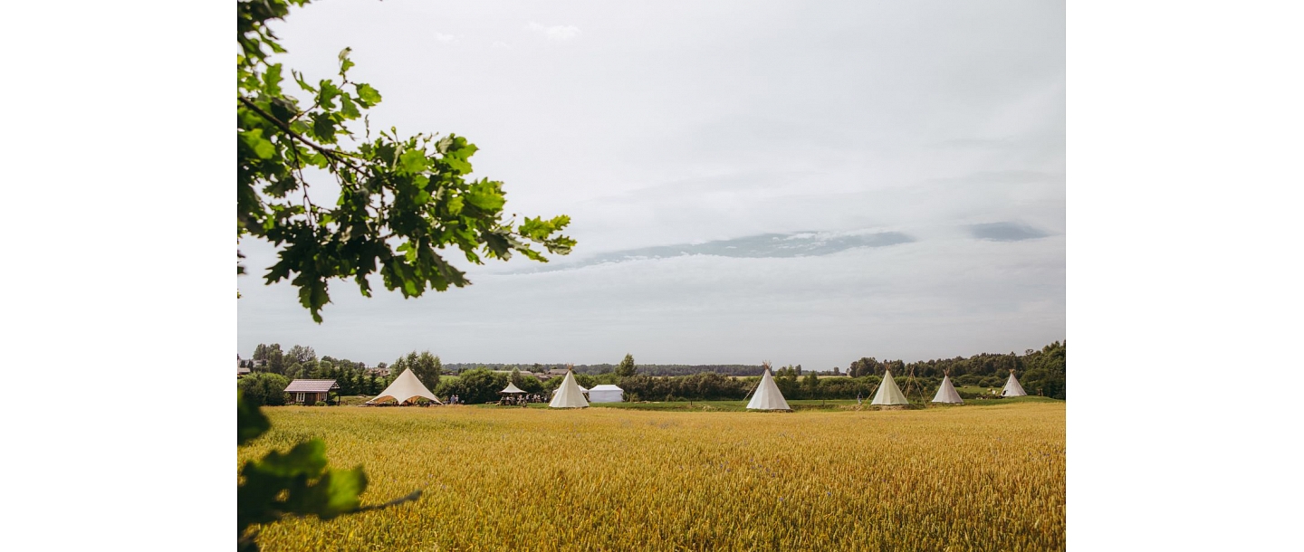 Nomadic Tipi village