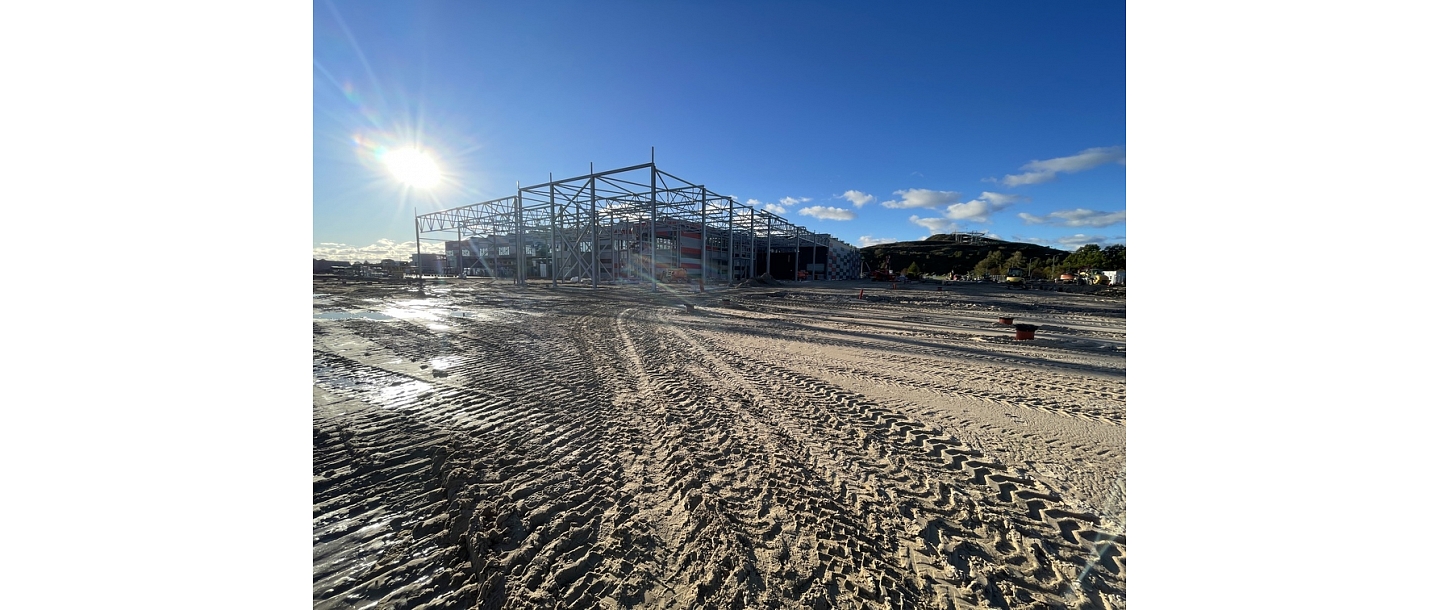 Construction of Frydenlund Strand