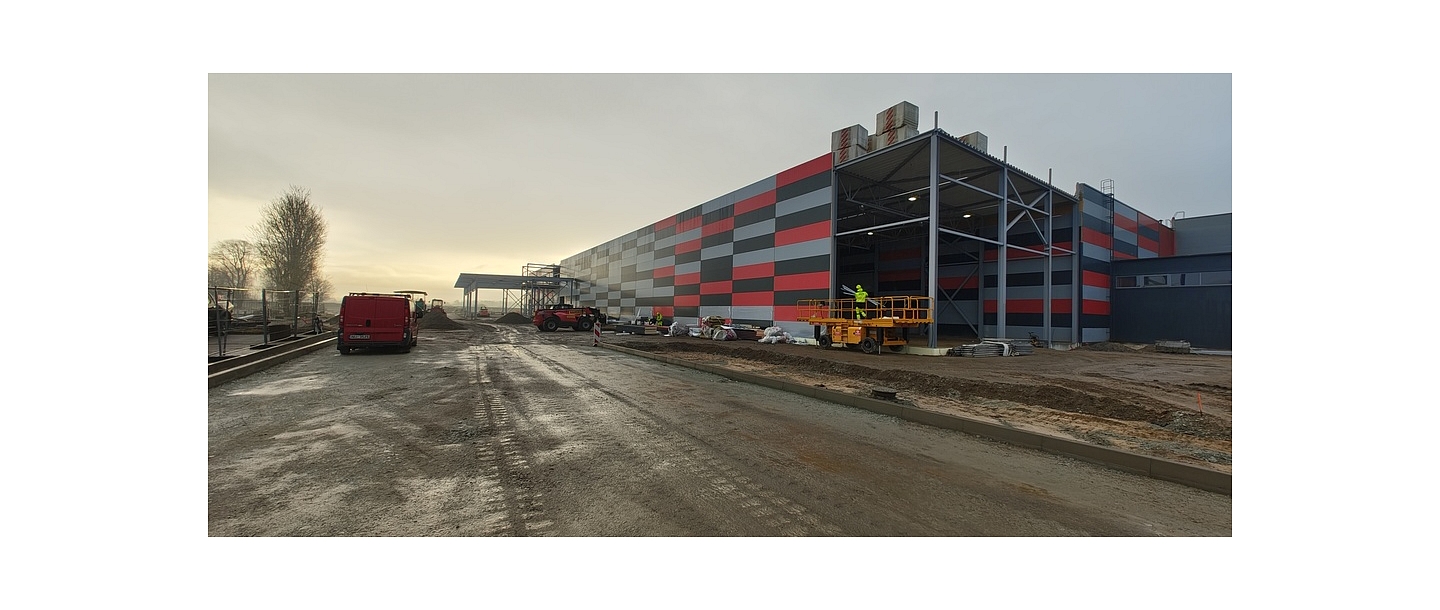 Burger King Imanta, construction