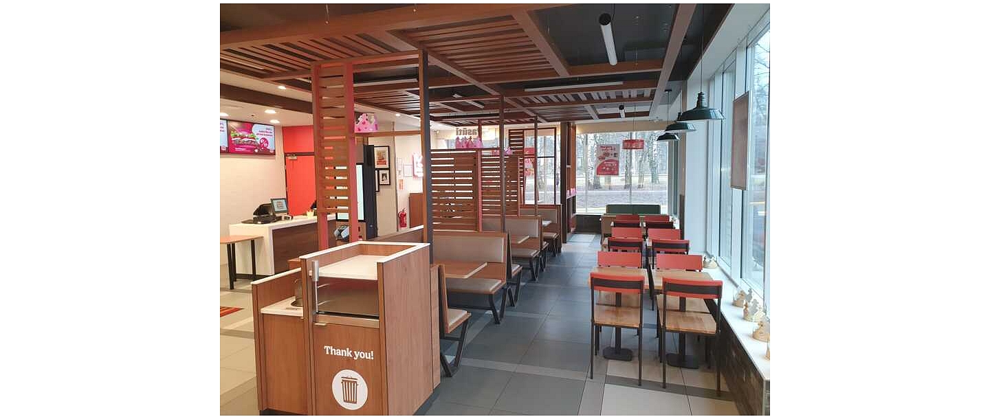 Burger King Imanta, būvniecība