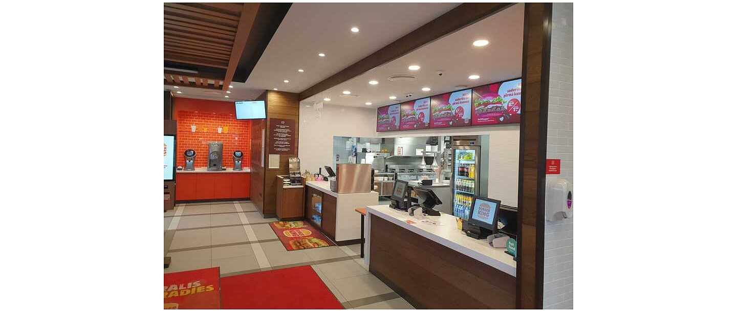 Burger King Imanta, būvniecība