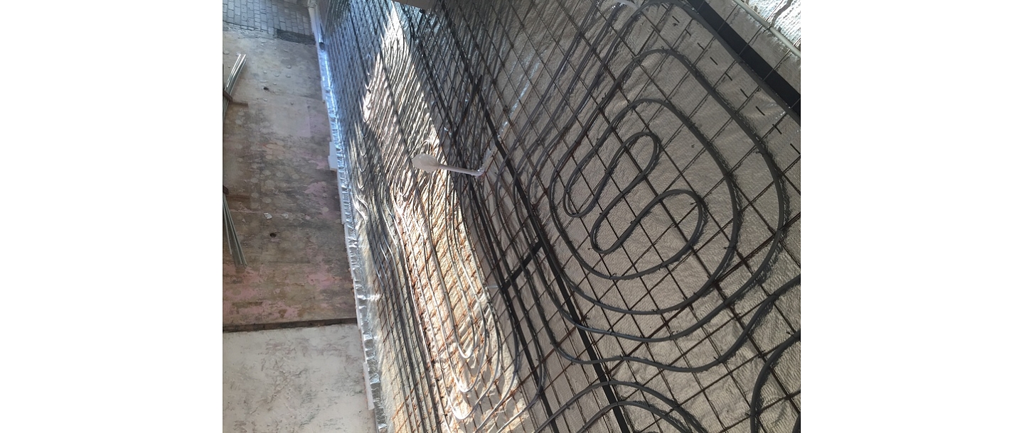 Underfloor heating installation