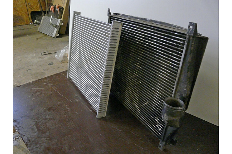 Manufacture of car radiators, welding, soldering