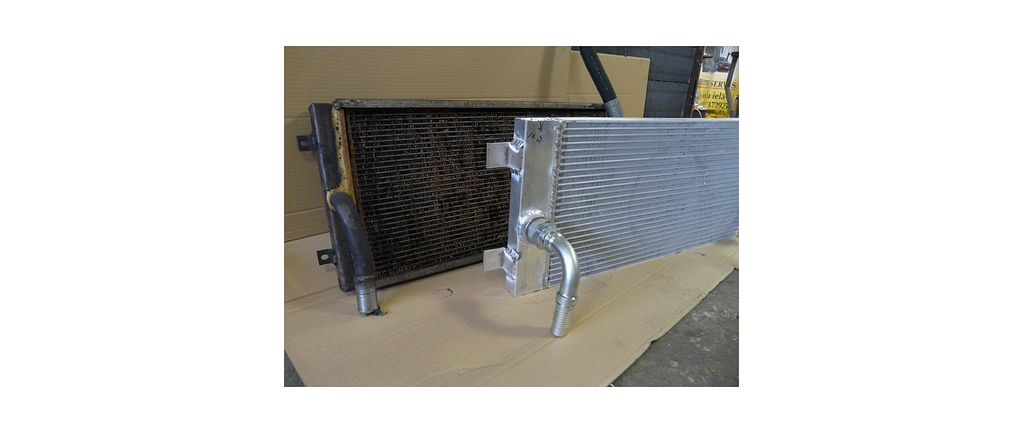 Kravas automašīnu radiatoru serdeņi un to nomaiņa