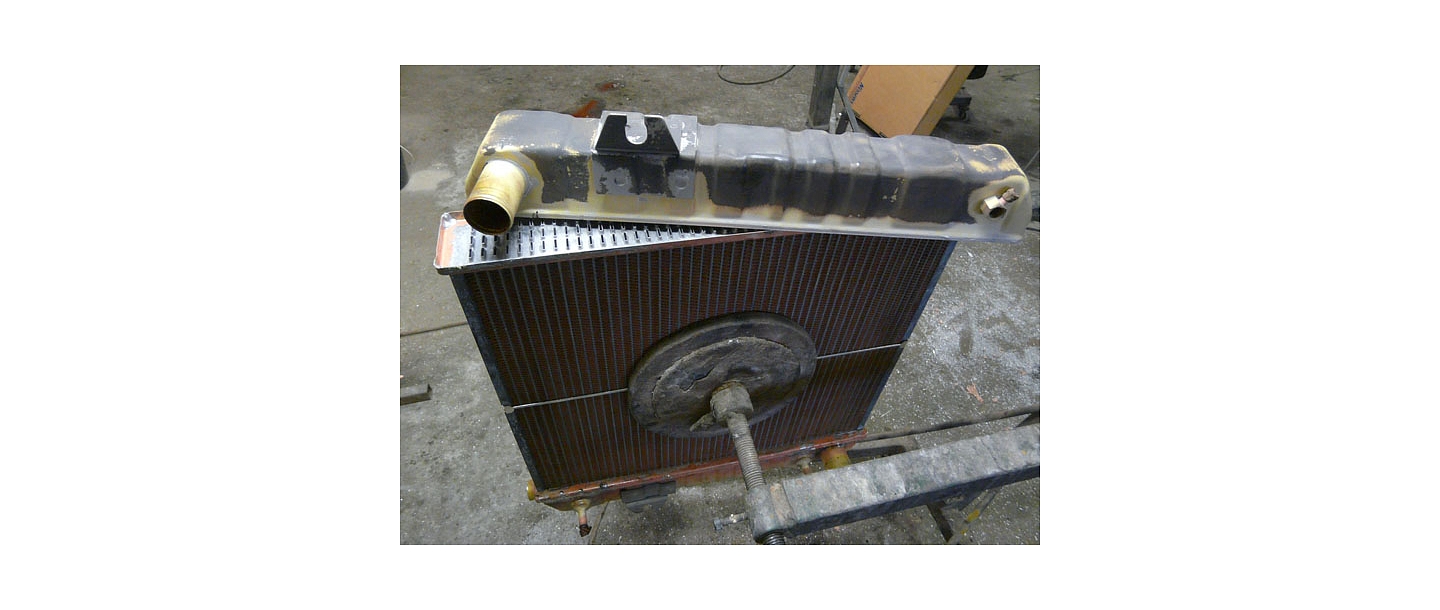 Car radiator repair