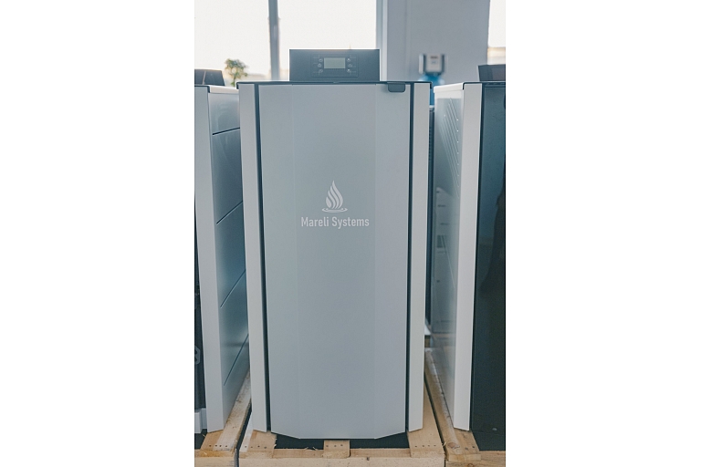 Pellet heating boilers