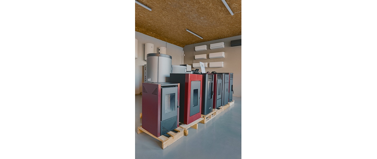 Pellet fireplaces