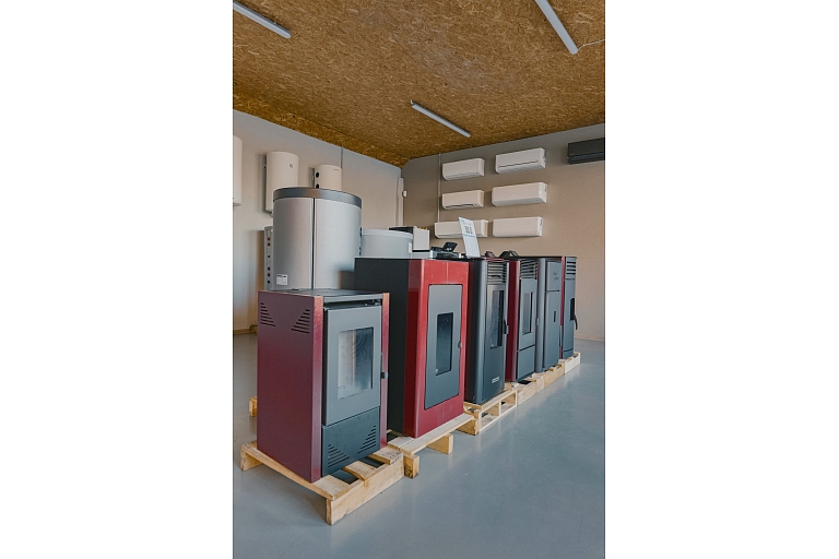 Pellet fireplaces