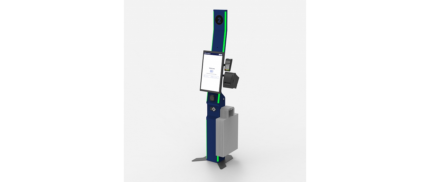 Self-service checkouts Express Pedestal