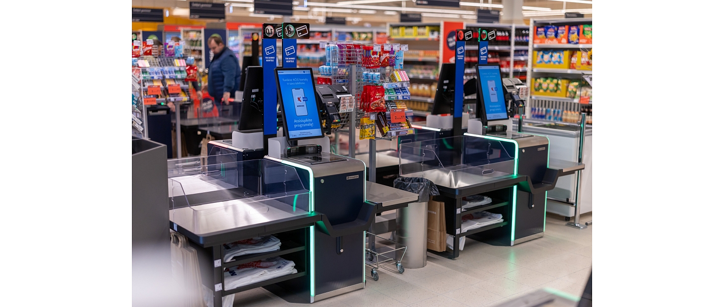 Self-service cash registers