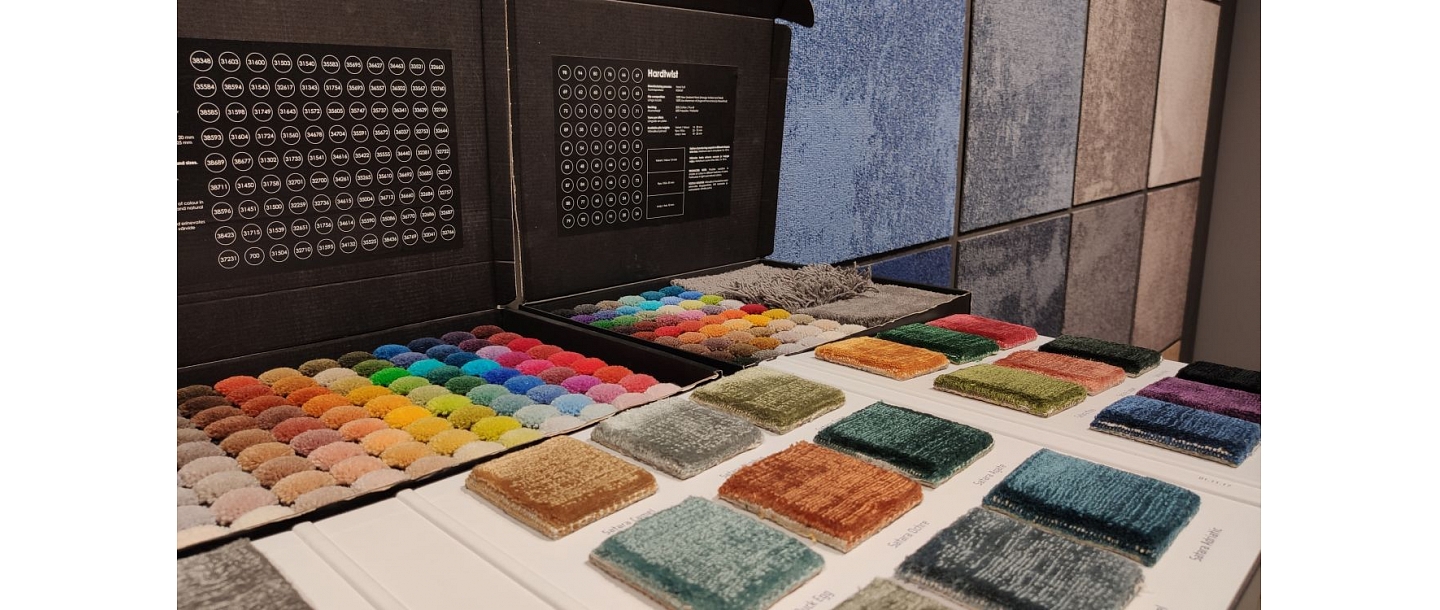 Carpet shade samples