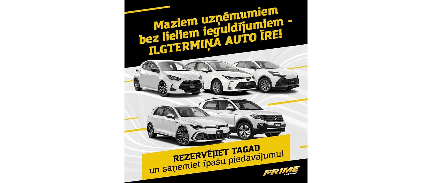 Prime Car Rent, auto noma 