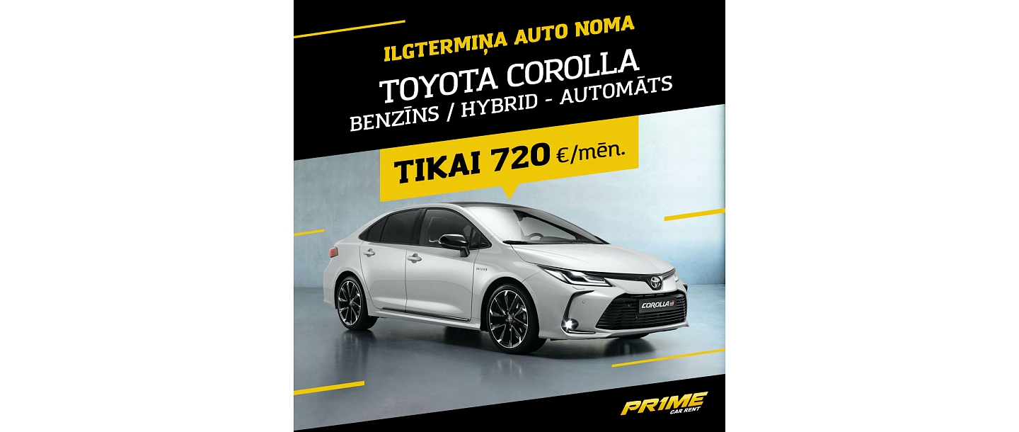 Prime Car Rent, auto noma 