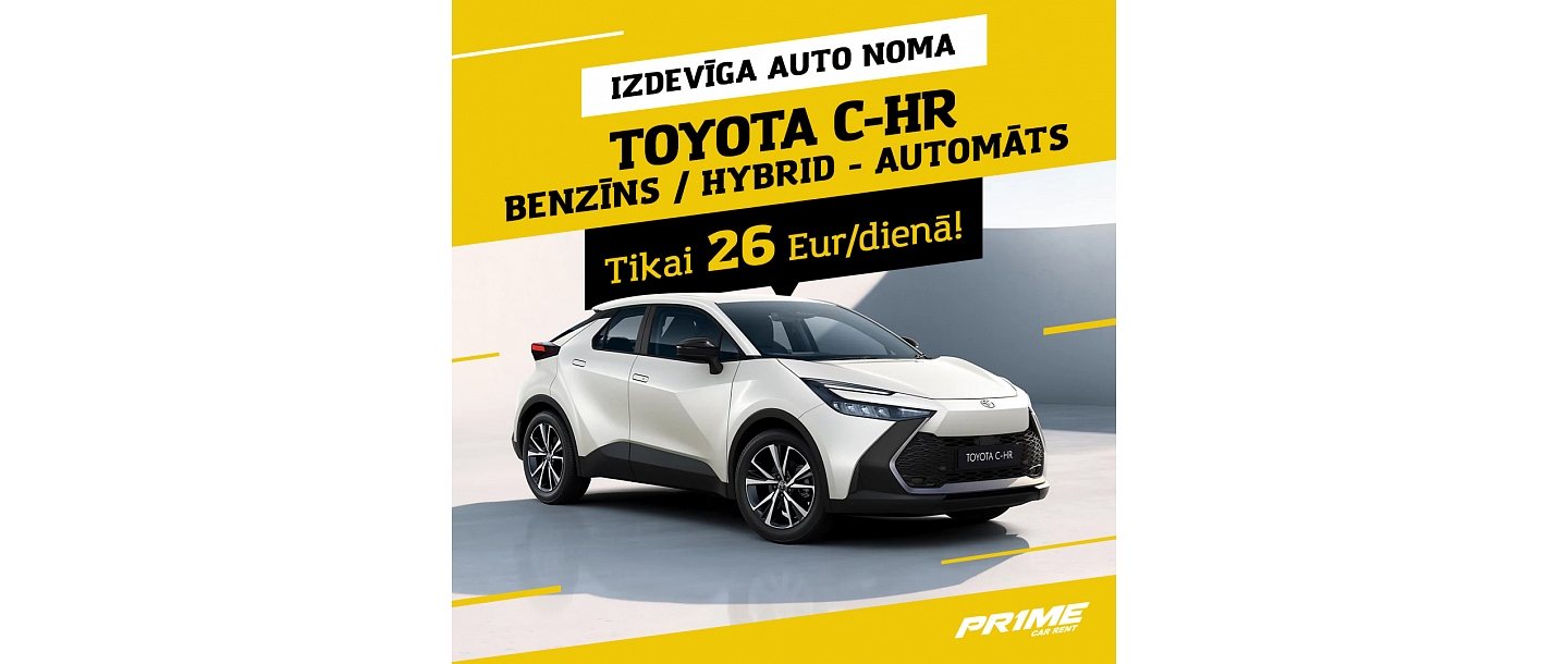 Prime Car Rent, auto noma 