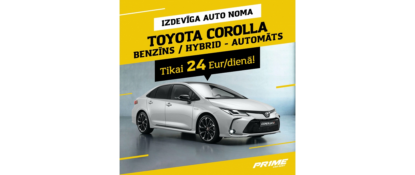 Prime Car Rent, auto noma 