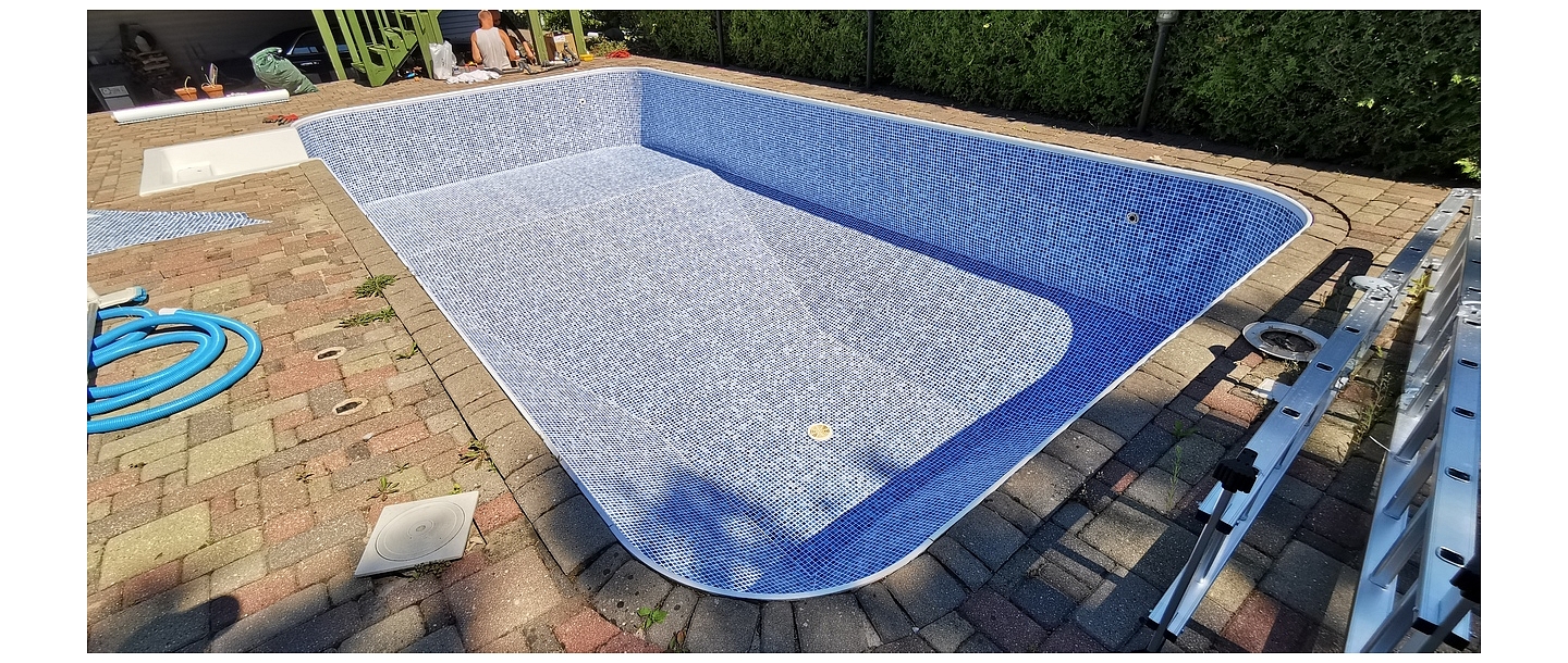 In the process of building a swimming pool